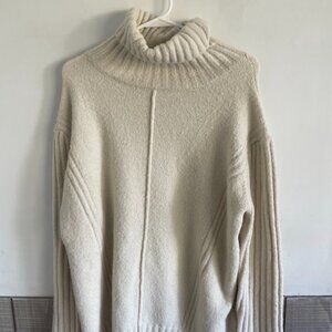 Lush cream turtleneck sweater